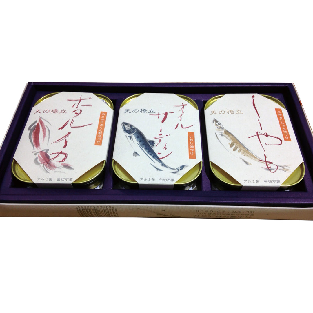 天の橋立　缶詰ギフト3ケ入化粧箱