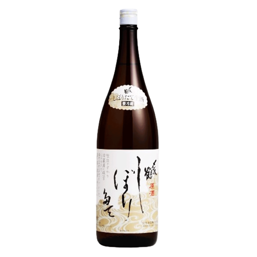 〆張鶴　しぼりたて生原酒